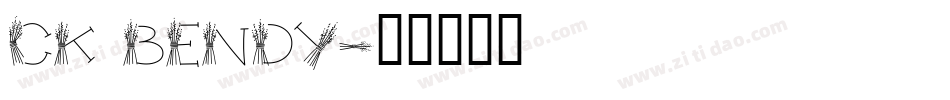 CK Bendy字体转换
